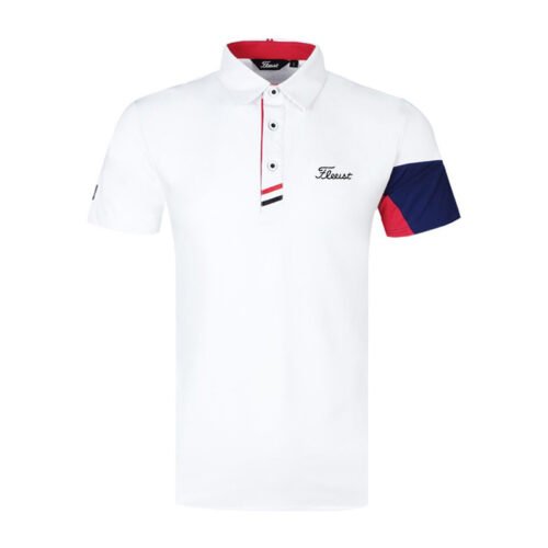 Golf wear men's Short sleeve Outdoor Sports Breathable Leisure golf polo - Image 4
