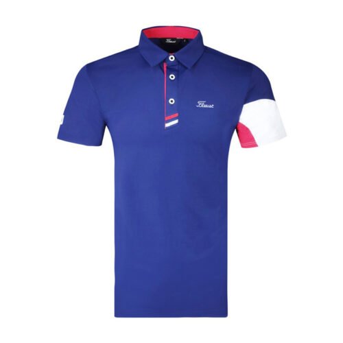 Golf wear men's Short sleeve Outdoor Sports Breathable Leisure golf polo - Image 2