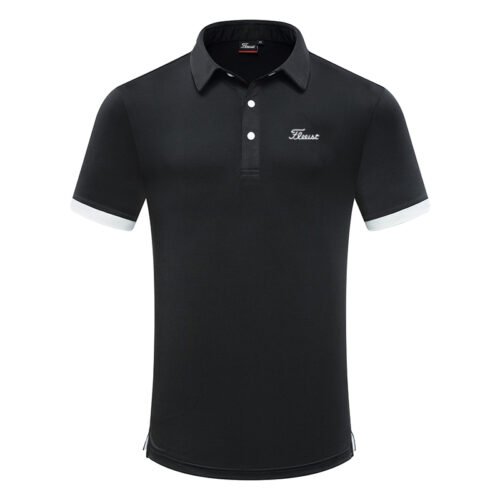 Golf Sports Short Sleeve Men's T-shirt Golf Shirt - Image 2