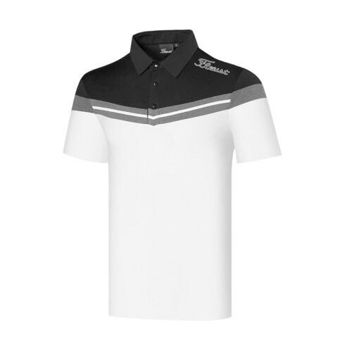 Golf wear men's new breathable top quick drying short sleeve T-shirt - Image 3