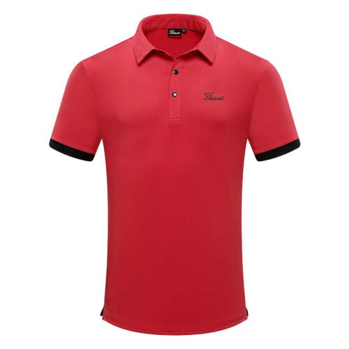 Golf Sports Short Sleeve Men's T-shirt Golf Shirt