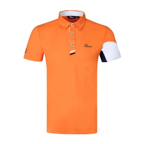 Golf wear men's Short sleeve Outdoor Sports Breathable Leisure golf polo - Image 3