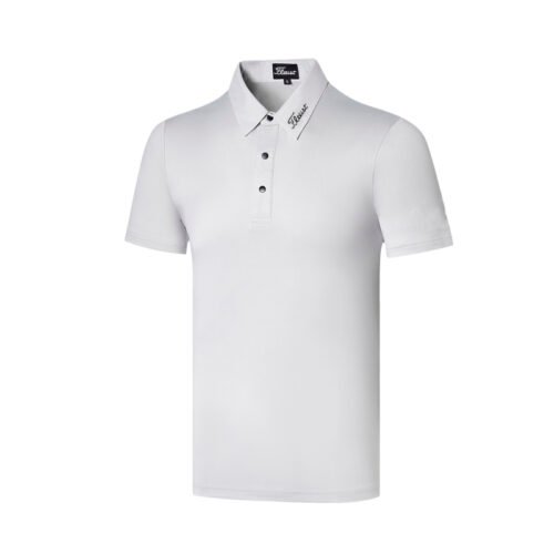 New Golf wear Men's Short Sleeve Casual Sports Shirt - Image 4