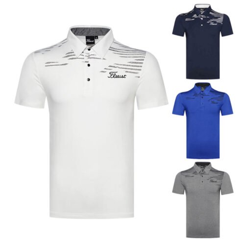 Summer Golf Men's Polo Collar Golf Outdoor Sweating Quick Drying tops