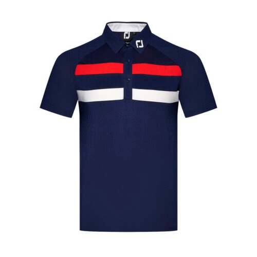 Golf wear men's breathable outdoor sports polo shirt casual elastic top golf - Image 6