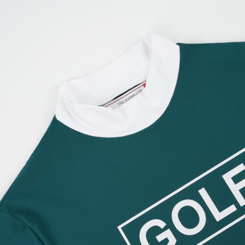Golf Men's Short sleeve Refreshing Breathable Elastic Sports Stand up collar Polo Shirt - Image 5