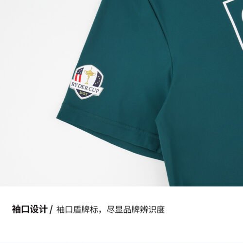 Golf Men's Short sleeve Refreshing Breathable Elastic Sports Stand up collar Polo Shirt - Image 6
