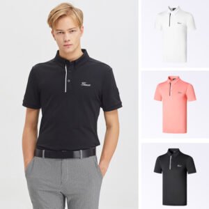 Golf Top Short sleeved Fashionable Lapel Quick drying Breathable Outdoor Sports Jersey T-shirt Polo Shirt