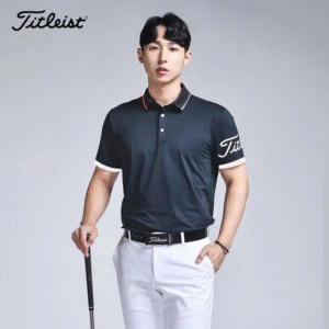 Golf men's loose top summer sports breathable minimalist fashion golf polo shirt