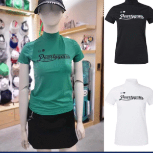 Golf clothing women's round neck breathable quick drying short sleeved golf outdoor sports top