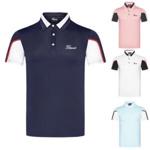 Golf Clothing Short Sleeved Men's T-shirt Quick drying Breathable Sports Polo Shirt