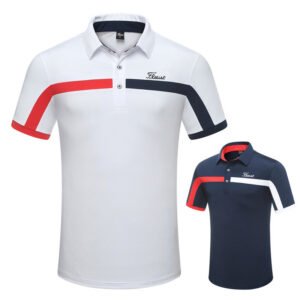 Golf Clothing Men's Golf Clothing Outdoor Sports Short sleeved Breathable T-shirt Polo Shirt