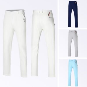 Golf Men's Solid color Slim fit Pants New Breathable Quick drying GOLF