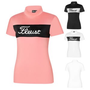 Golf Women's Clothing Top, Summer Slim fit Women's Top, Breathable Sweat Wicking Golf Jersey