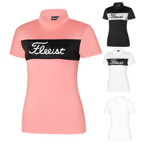 Golf Women's Clothing Top, Summer Slim fit Women's Top, Breathable Sweat Wicking Golf Jersey