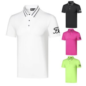 New Golf Clothing Men's Clothing Outdoor Sports Sunscreen Breathable Polo Shirt