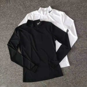 Spring summer casual slim fit quick drying clothes breathable fashionable trendy tops golf clothes