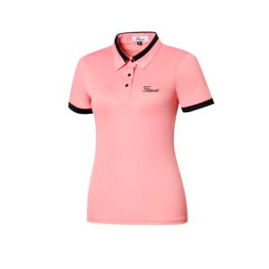 Summer Golf Women's Top Breathable Slimming Sports Short Sleeve Quick Drying Golf Clothing Polo Shirt Ball Wear