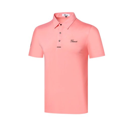 Golf clothing men's simple short sleeve T-shirt sports polo shirt golf quick drying top golf wear - Image 5