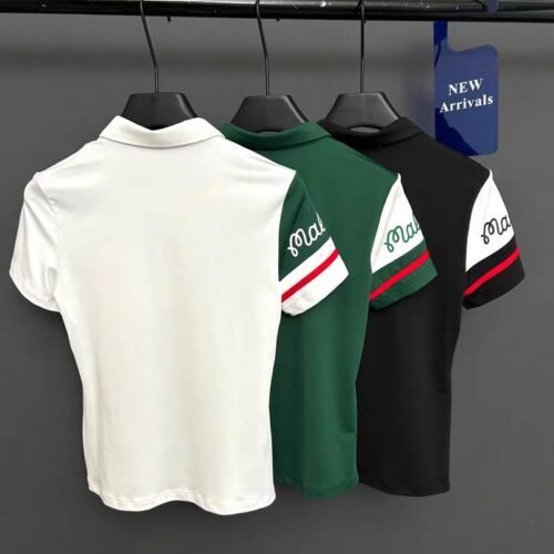 Women Polo Golf Shirts Fashion Print Breathable Short Sleeve  Women Sport Polo Shirt - Image 3