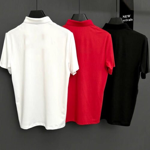 Golf Clothing Men's Short sleeve Fashionable Slim fit Quick drying Breathable Lapel Sports Shirt - Image 3
