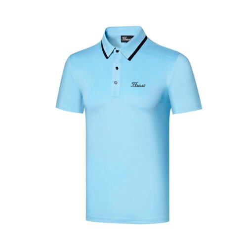Men's Golf Apparel Short sleeved T-shirt Quick drying Breathable Sport Polo Shirt - Image 3