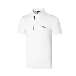 Golf Top Short sleeved Fashionable Lapel Quick drying Breathable Outdoor Sports Jersey T-shirt Polo Shirt