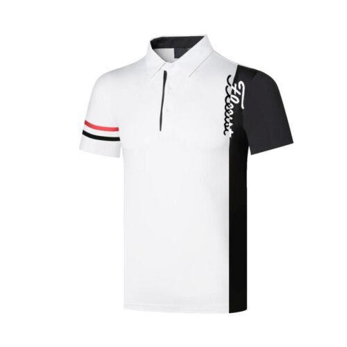 Golf apparel men's outdoor sports apparel short sleeved golf casual top - Image 5