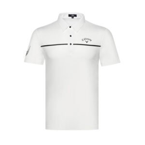 Seasonal Golf Clothing Men's Short sleeved T-shirt Collar Top Thin Breathable Golf Polo Shirt