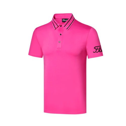 New Golf Clothing Men's Clothing Outdoor Sports Sunscreen Breathable Polo Shirt - Image 2