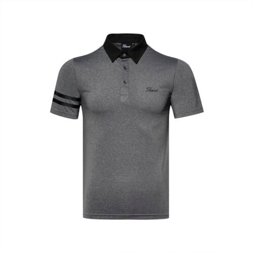 Golf clothing men's outdoor sports short sleeved casual minimalist polo shirt breathable quick drying - Image 3