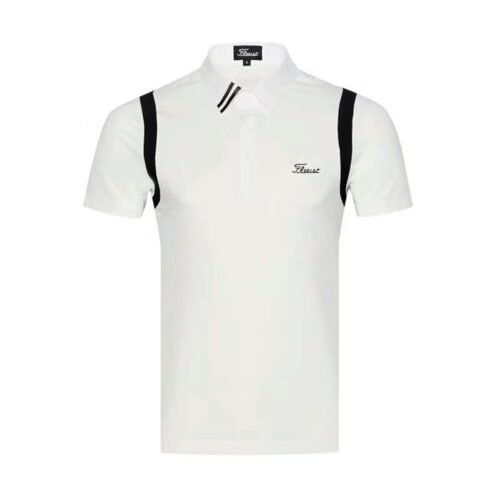Golf clothing men's short sleeved breathable quick drying sweat wicking moisture absorbing - Image 2