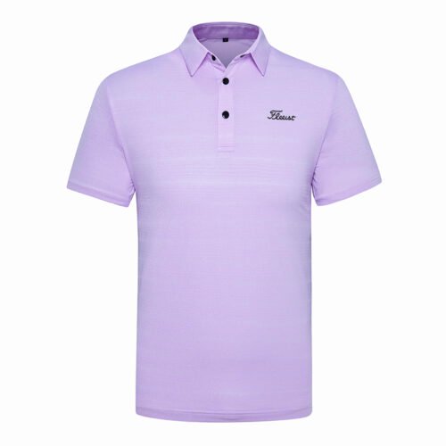 Golf jersey men's summer short sleeved sport quick drying polo shirt GOLF outdoor casual top - Image 4