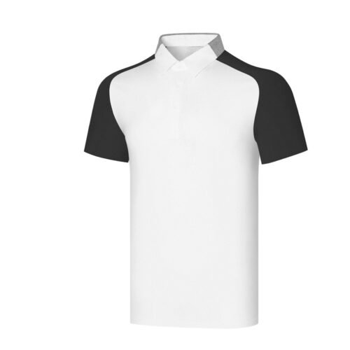 Golf clothing men's summer short sleeved T-shirt sports collar quick drying breathable polo shirt - Image 3