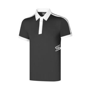 New summer golf clothes men's short sleeved outdoor casual lapel loose polo shirt