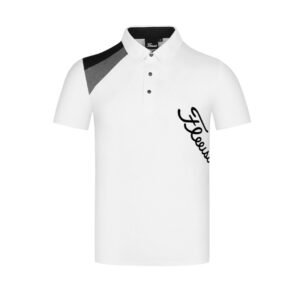 Summer golf uniform men's minimalist style outdoor sports quick drying breathable polo shirt jersey