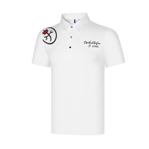 Summer Golf Clothing Men's Short Sleeve Outdoor Sports Dry Polo Shirt - Image 2