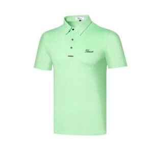 Golf clothing men's simple short sleeve T-shirt sports polo shirt golf quick drying top golf wear