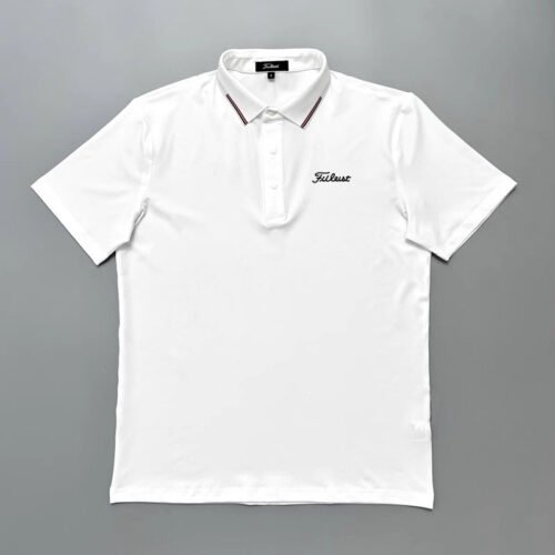 Golf Clothing Men's Short sleeve Fashionable Slim fit Quick drying Breathable Lapel Sports Shirt - Image 4
