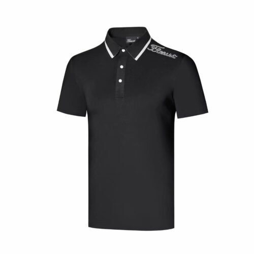 Golf Outdoor Men's Summer Top Polo shirt Short sleeved T-shirt Quick drying Sport Golf Shirt - Image 2