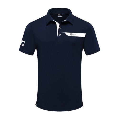 Golf Clothing Short sleeve Men's Quick drying Breathable Top Outdoor Sports Polo Shirt - Image 3