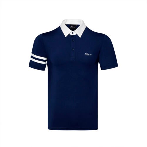 Golf clothing men's outdoor sports short sleeved casual minimalist polo shirt breathable quick drying - Image 4