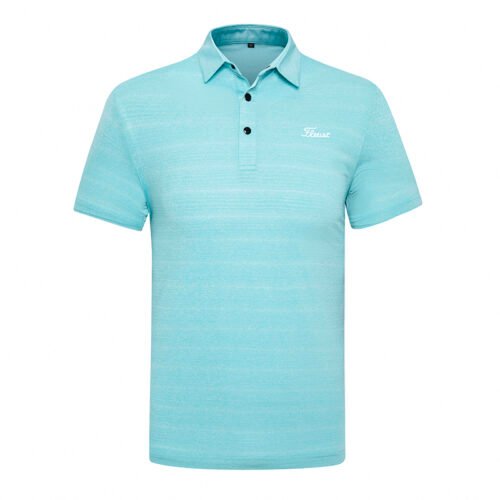 Golf jersey men's summer short sleeved sport quick drying polo shirt GOLF outdoor casual top - Image 3