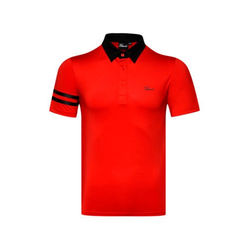 Golf clothing men's outdoor sports short sleeved casual minimalist polo shirt breathable quick drying - Image 5