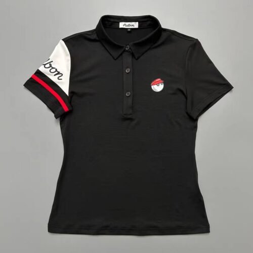 Women Polo Golf Shirts Fashion Print Breathable Short Sleeve  Women Sport Polo Shirt - Image 5