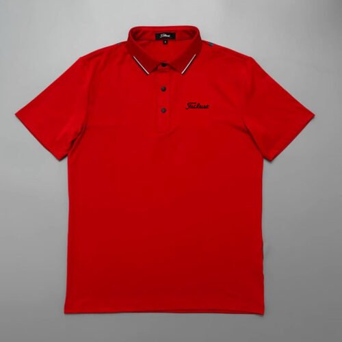 Golf Clothing Men's Short sleeve Fashionable Slim fit Quick drying Breathable Lapel Sports Shirt - Image 5