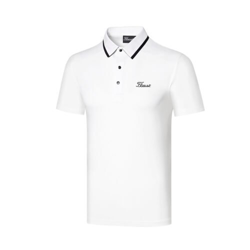 Men's Golf Apparel Short sleeved T-shirt Quick drying Breathable Sport Polo Shirt - Image 2
