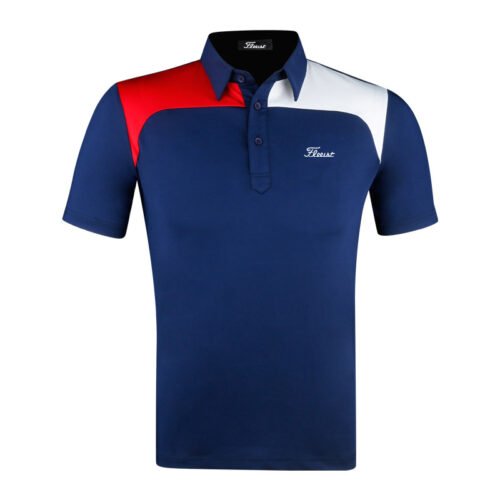 Golf apparel men's outdoor sports quick drying breathable golf polo shirt - Image 4