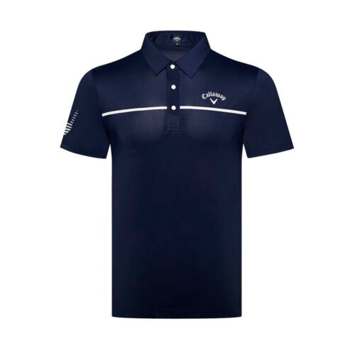 Seasonal Golf Clothing Men's Short sleeved T-shirt Collar Top Thin Breathable Golf Polo Shirt - Image 4