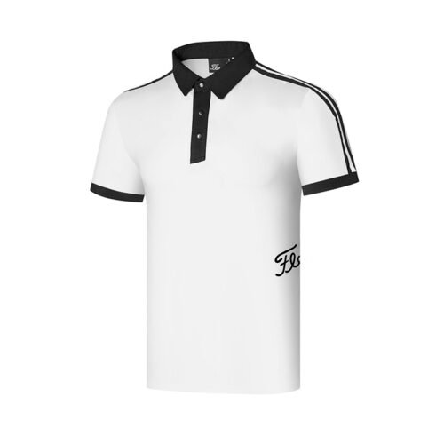 New summer golf clothes men's short sleeved outdoor casual lapel loose polo shirt - Image 4